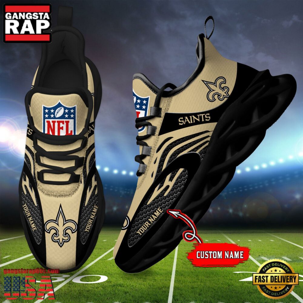JWFancy New Orleans Saints Max Soul Shoes Sneakers For Men And Women