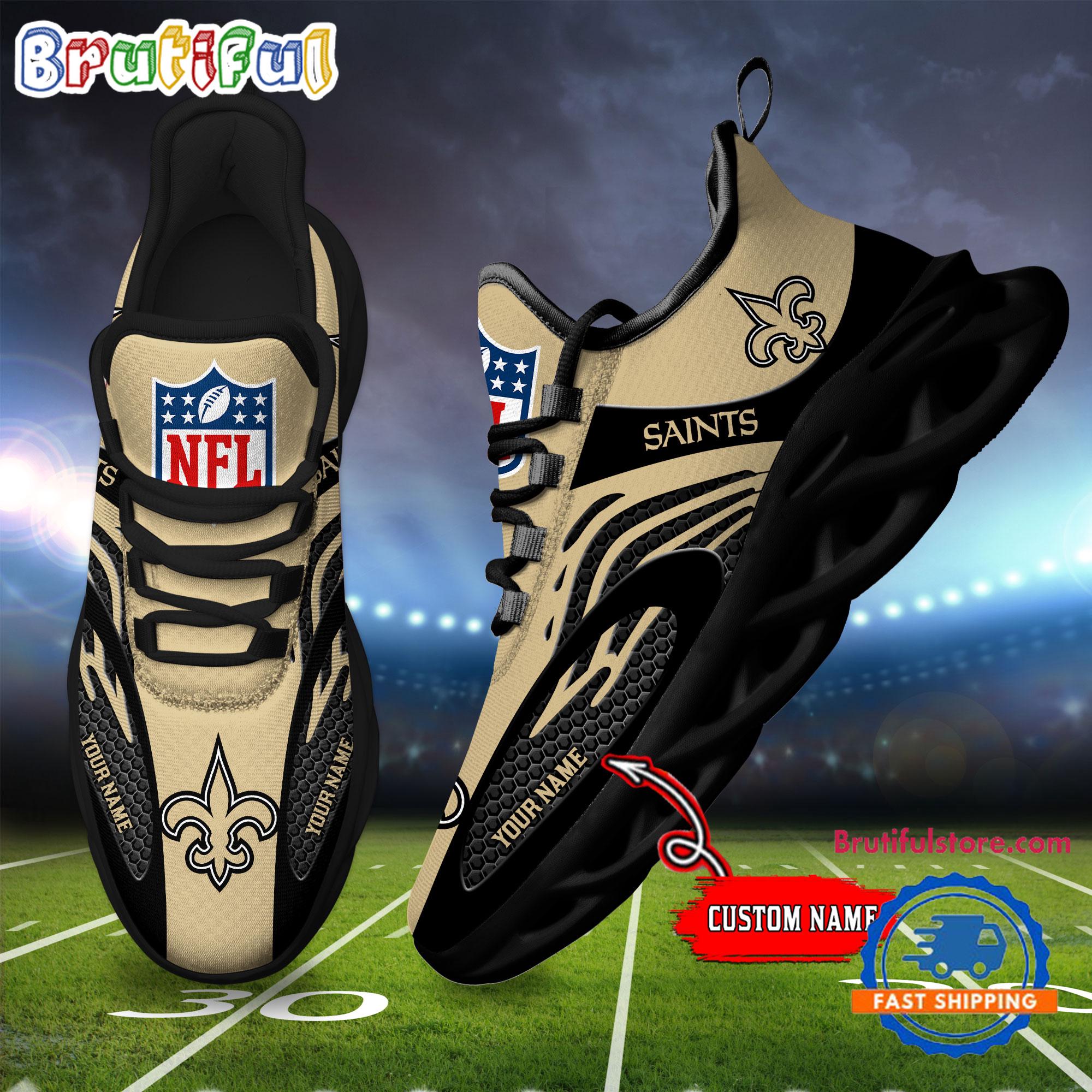 JWFancy New Orleans Saints Max Soul Shoes Sneakers For Men And Women