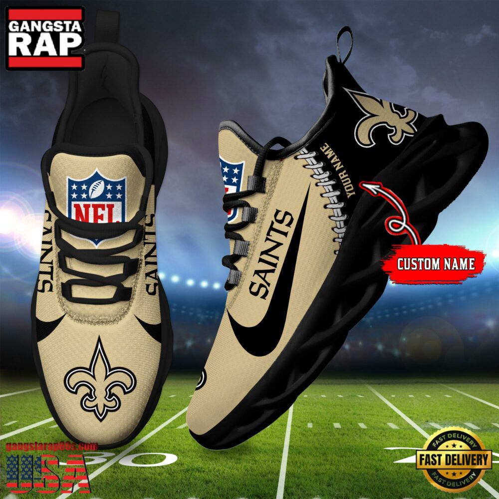 JWFancy New Orleans Saints Max Soul Shoes Sneakers For Men And Women