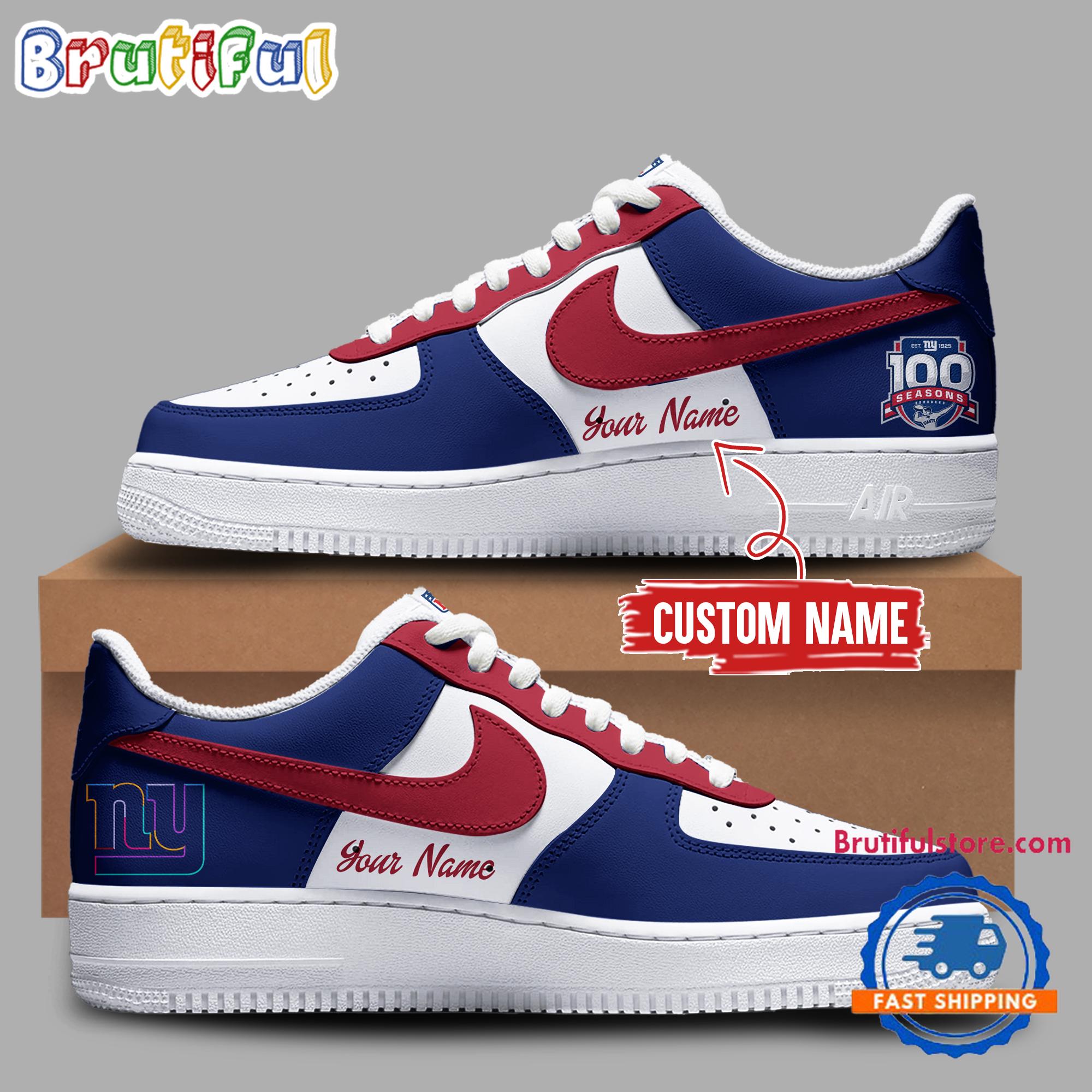 JWFancy New York Giants Air Low-Top Sneakers Shoes For Men And Women