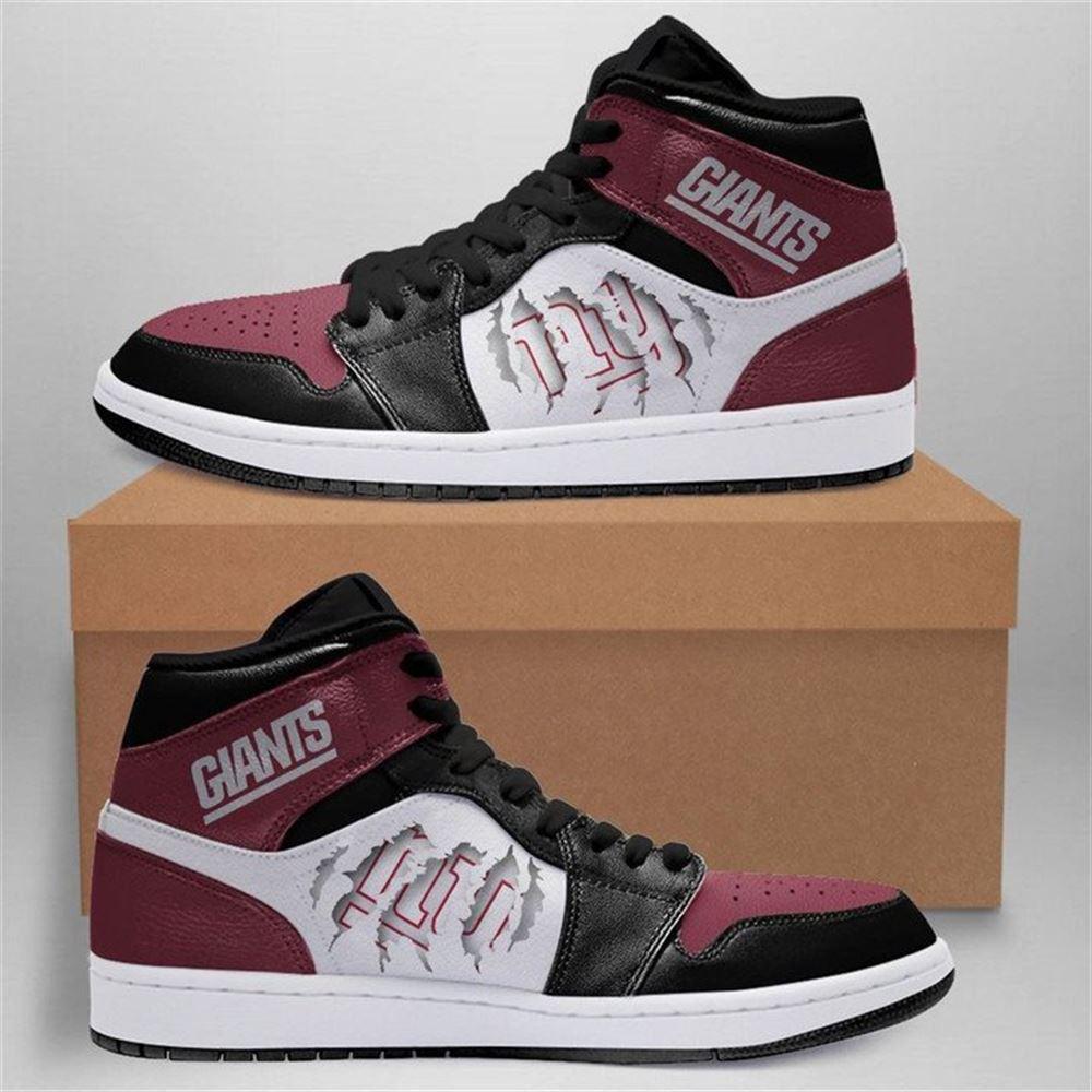 JWFancy New York Giants AJ1 High Sneakers Shoes For Men And Women