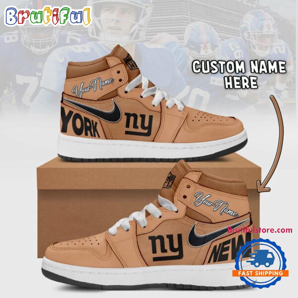 JWFancy New York Giants AJ1 High Sneakers Shoes For Men And Women