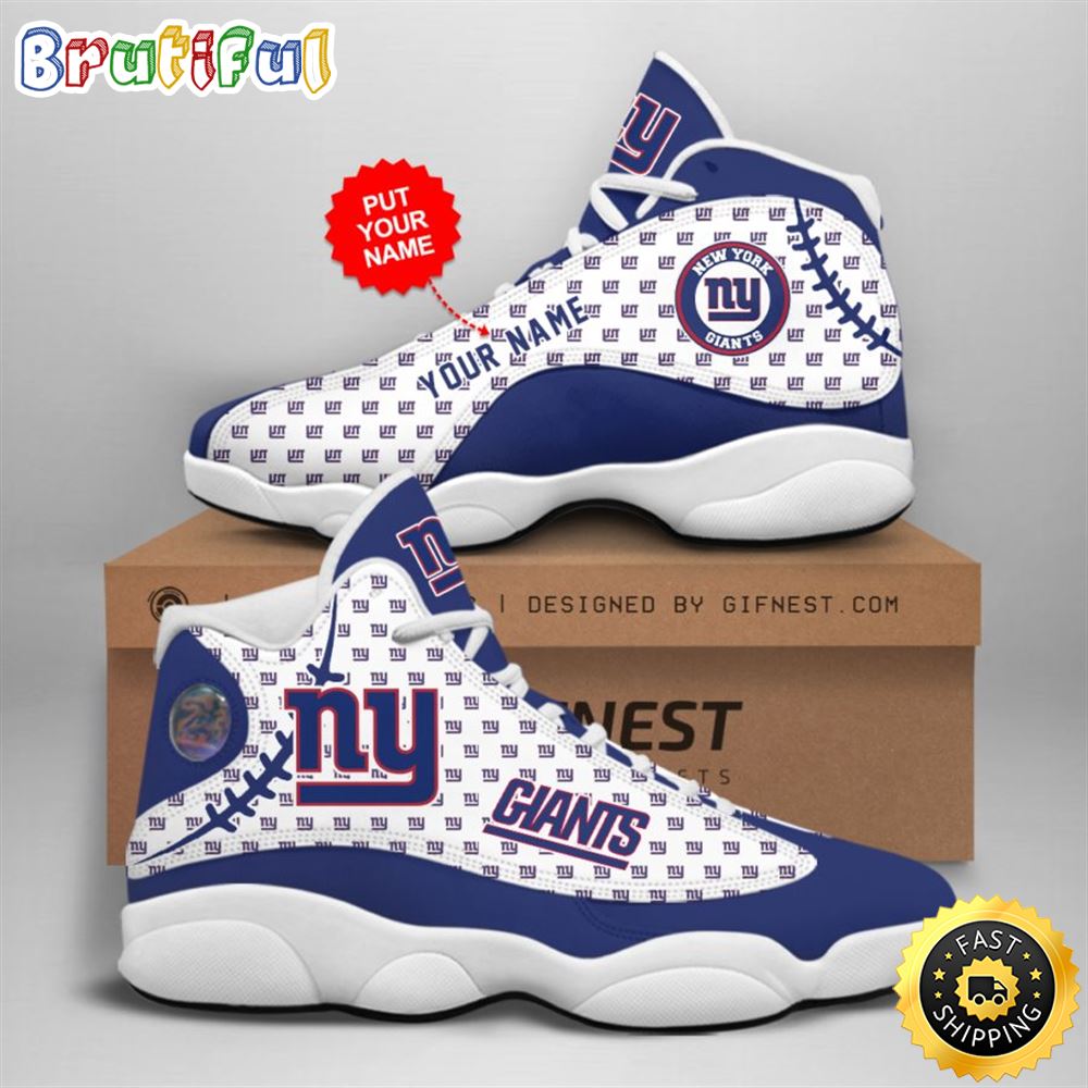 JWFancy New York Giants AJ13 Sneakers Shoes For Men And Women