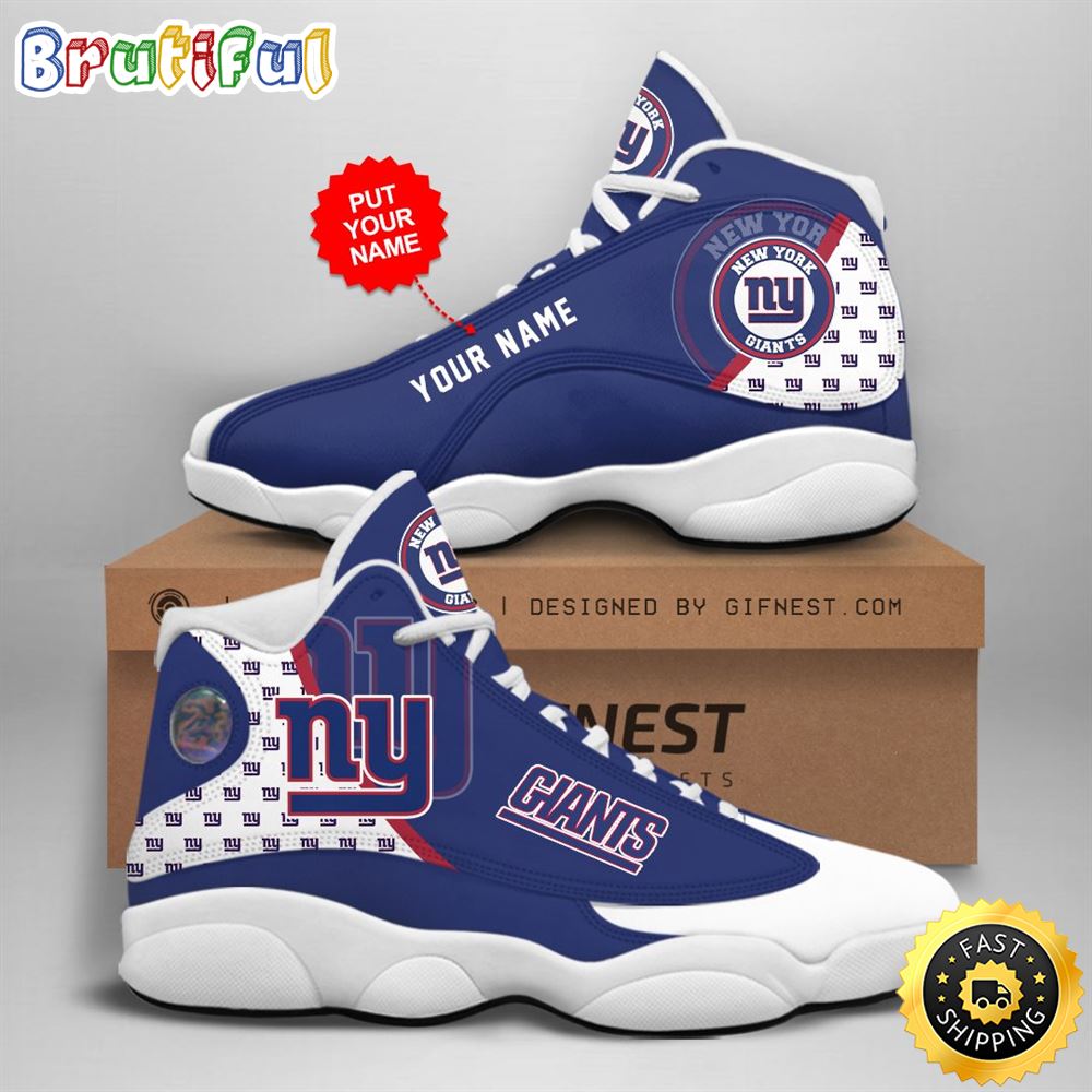 JWFancy New York Giants AJ13 Sneakers Shoes For Men And Women