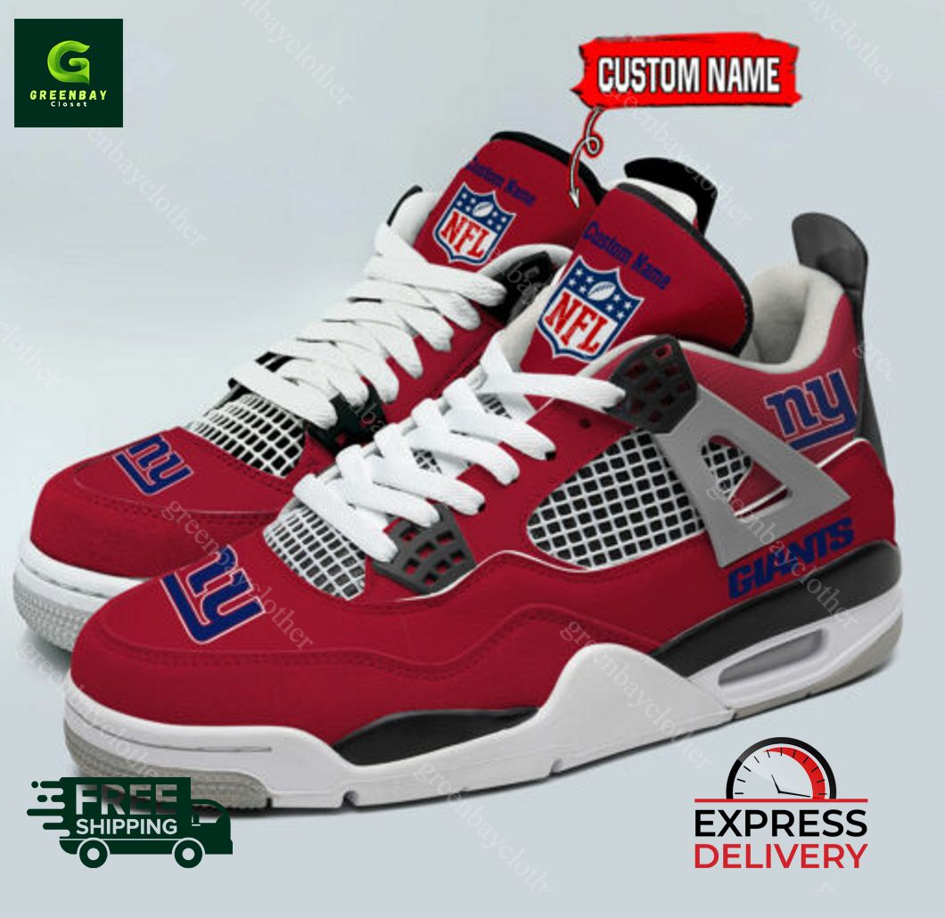 JWFancy New York Giants AJ4 Sneakers Shoes For Men And Women