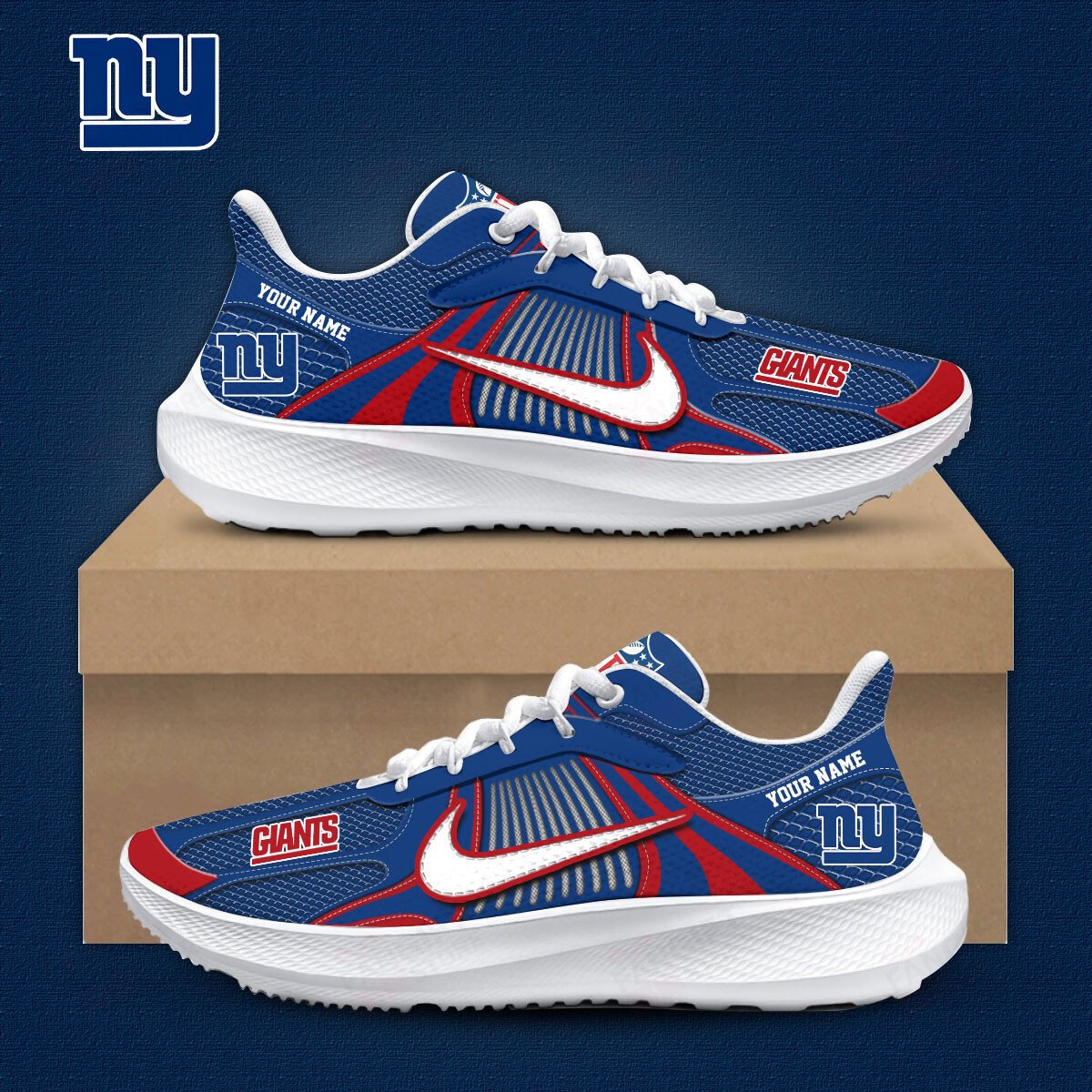 JWFancy New York Giants NK Running Shoes For Men And Women