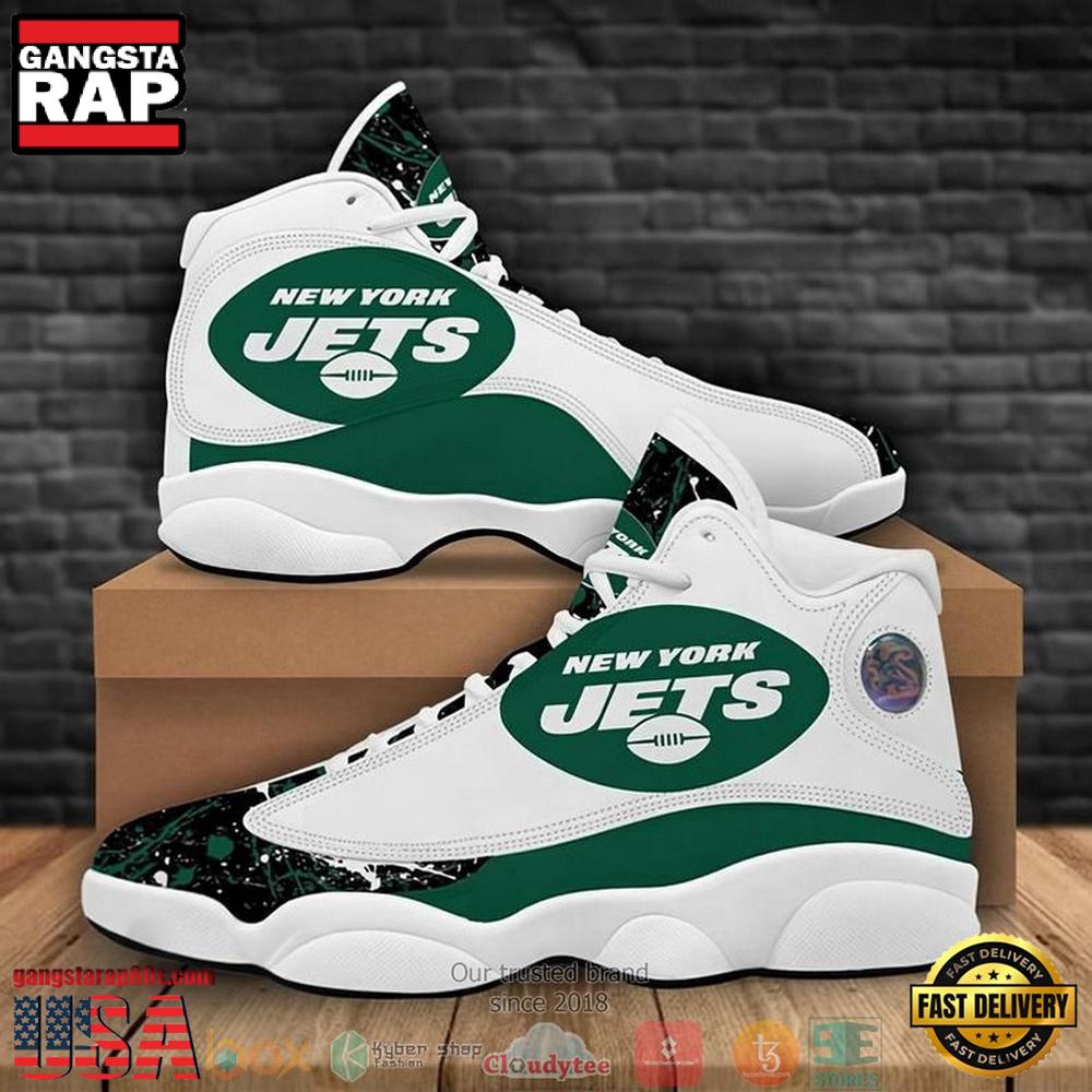 JWFancy New York Jets  AJ13 Sneakers Shoes For Men And Women