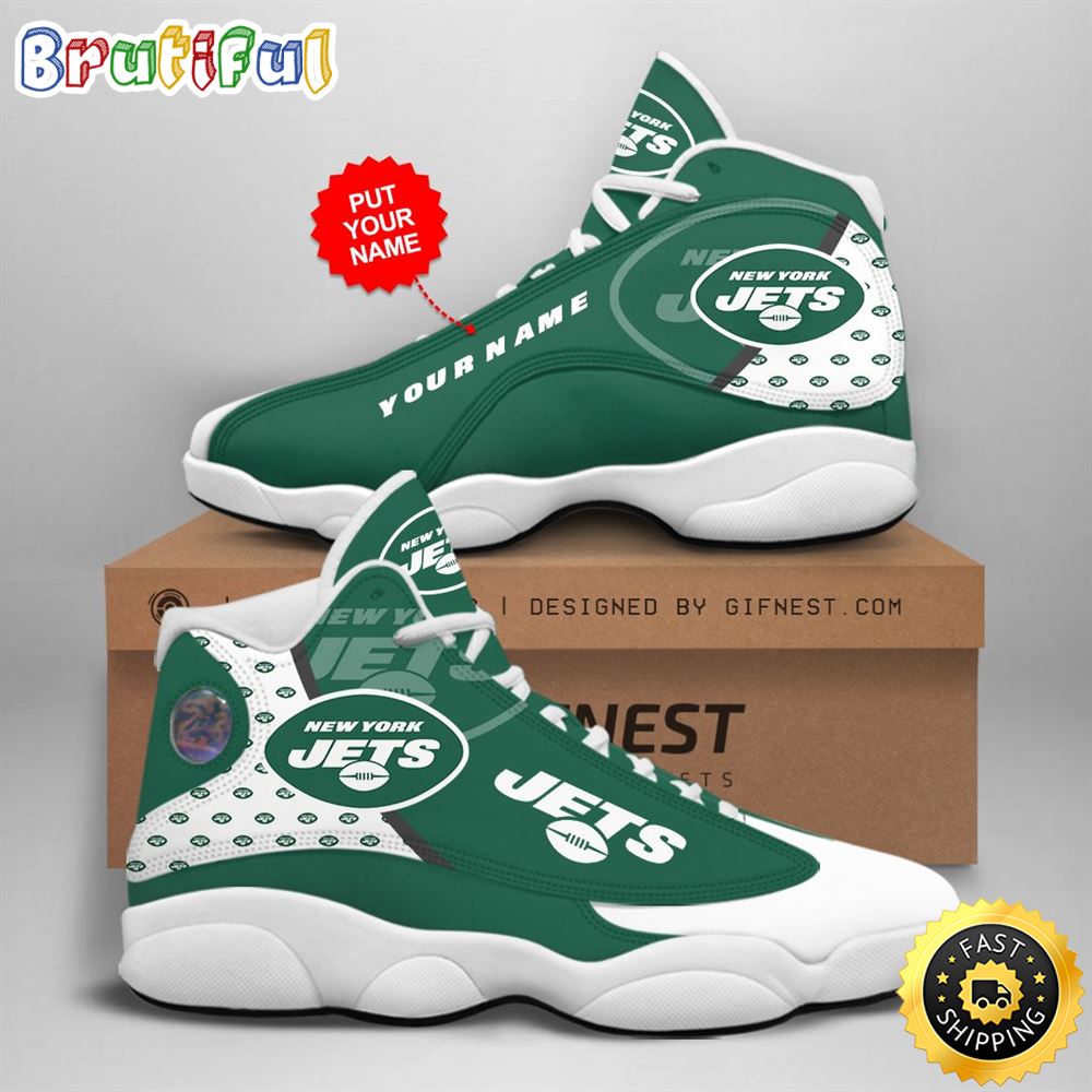 JWFancy New York Jets AJ13 Sneakers Shoes For Men And Women