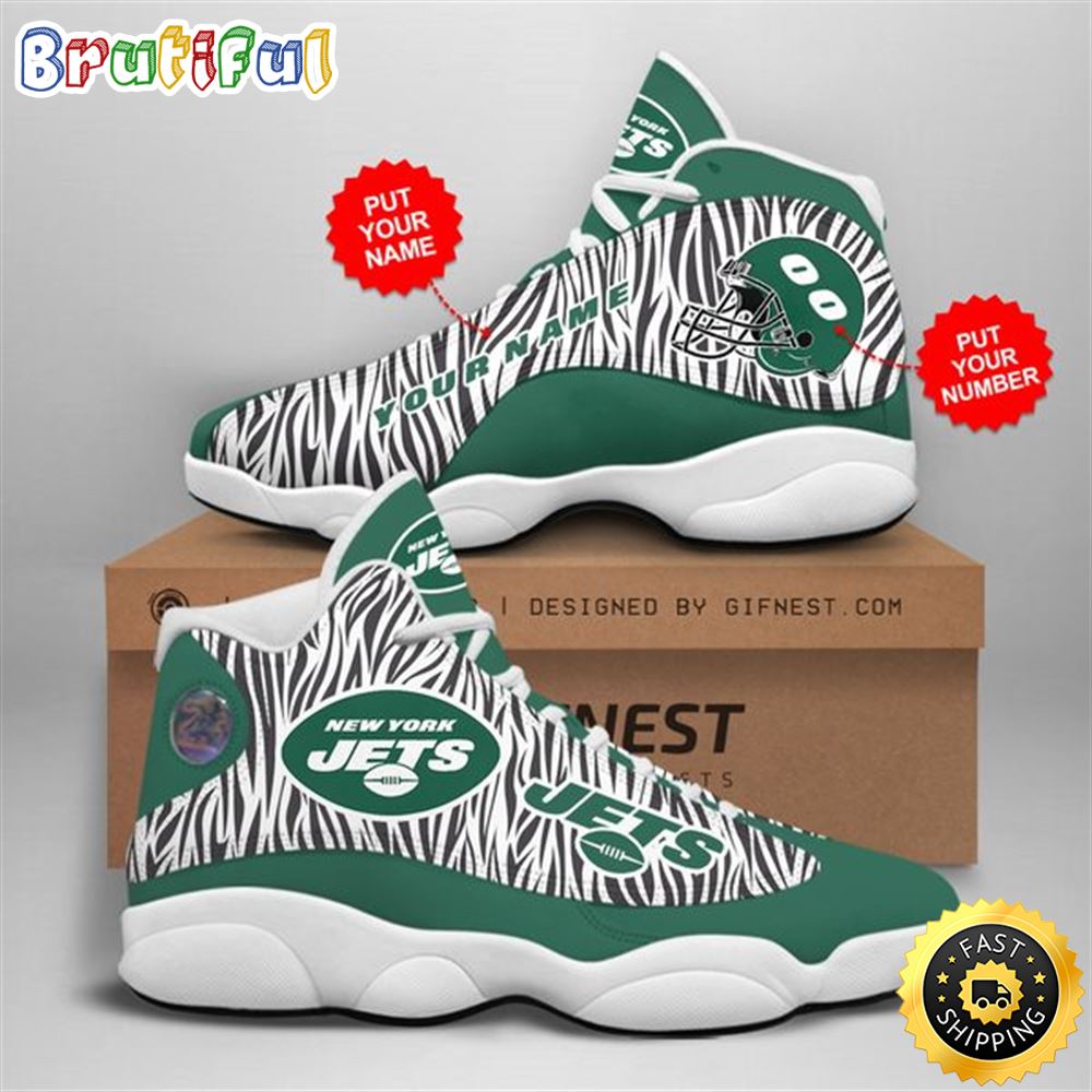 JWFancy New York Jets AJ13 Sneakers Shoes For Men And Women