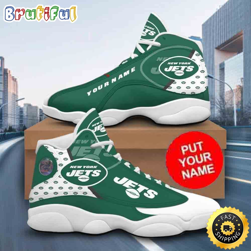 JWFancy New York Jets AJ13 Sneakers Shoes For Men And Women