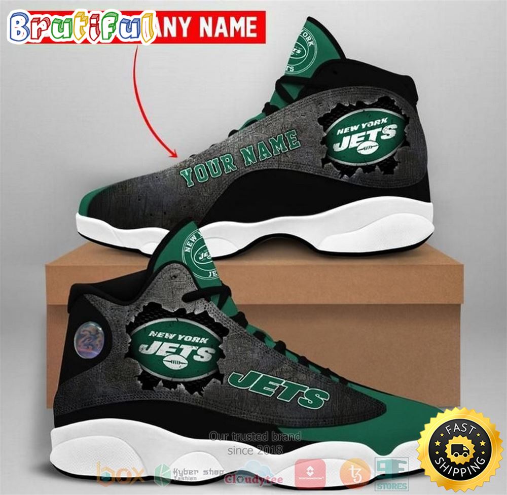 JWFancy New York Jets AJ13 Sneakers Shoes For Men And Women