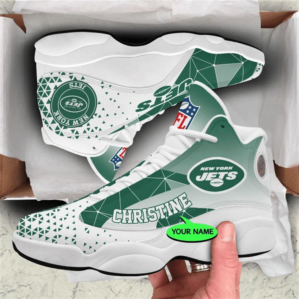 JWFancy New York Jets  AJ13 Sneakers Shoes For Men And Women