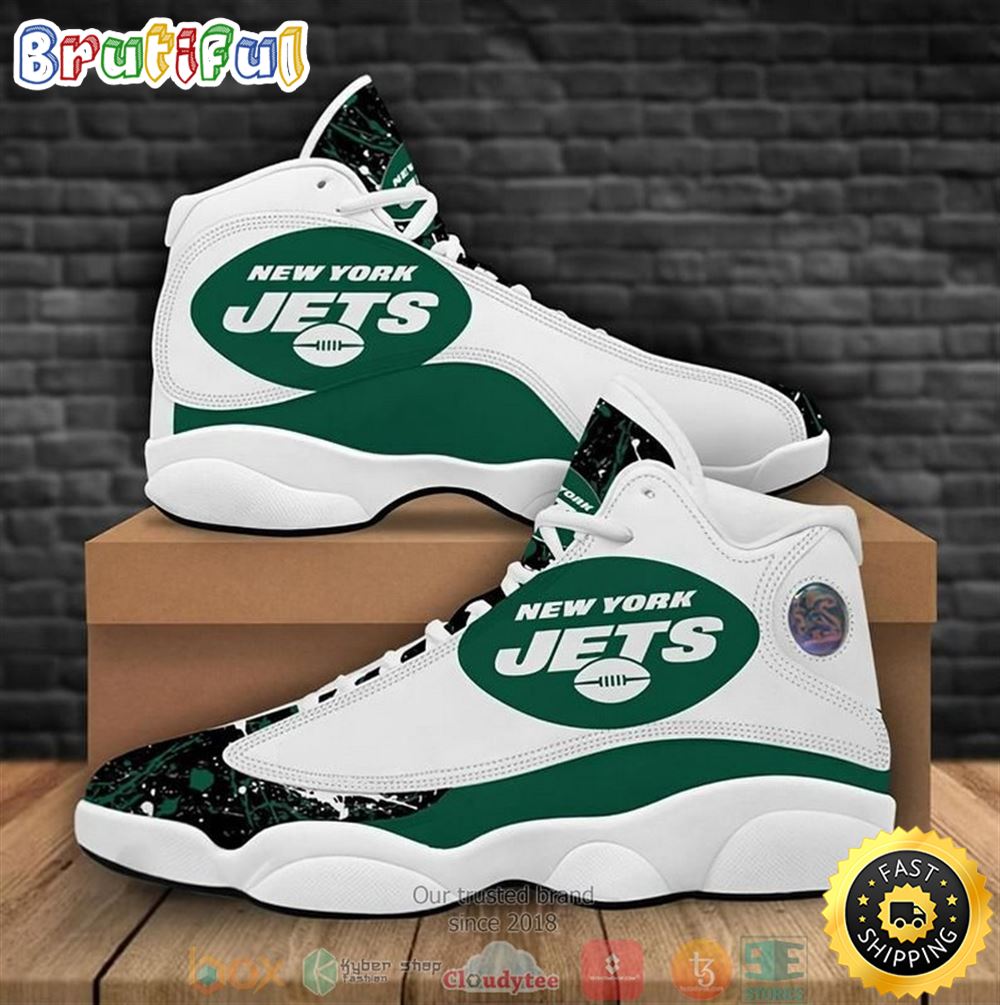 JWFancy New York Jets AJ13 Sneakers Shoes For Men And Women