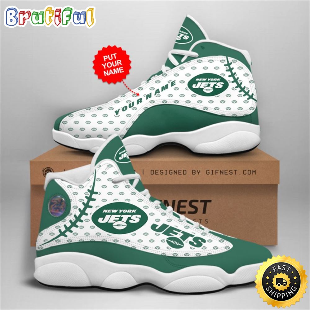 JWFancy New York Jets AJ13 Sneakers Shoes For Men And Women