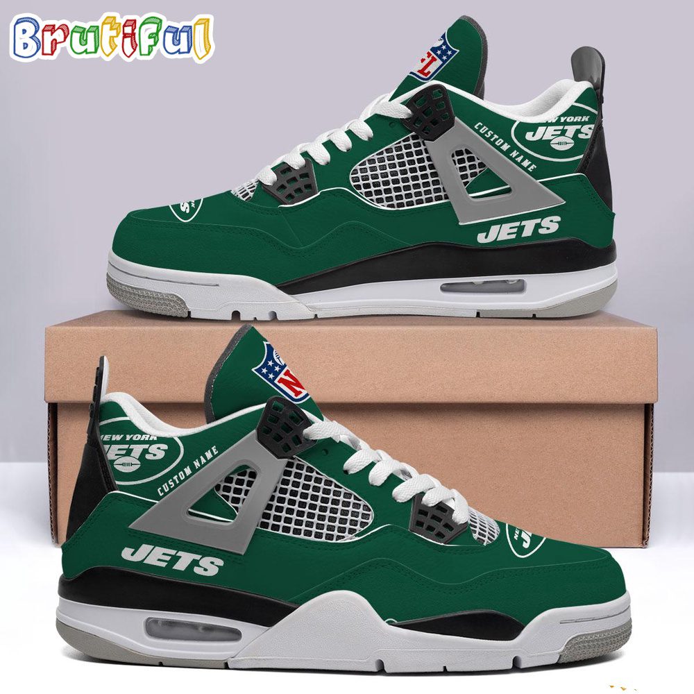 JWFancy New York Jets AJ4 Sneakers Shoes For Men And Women