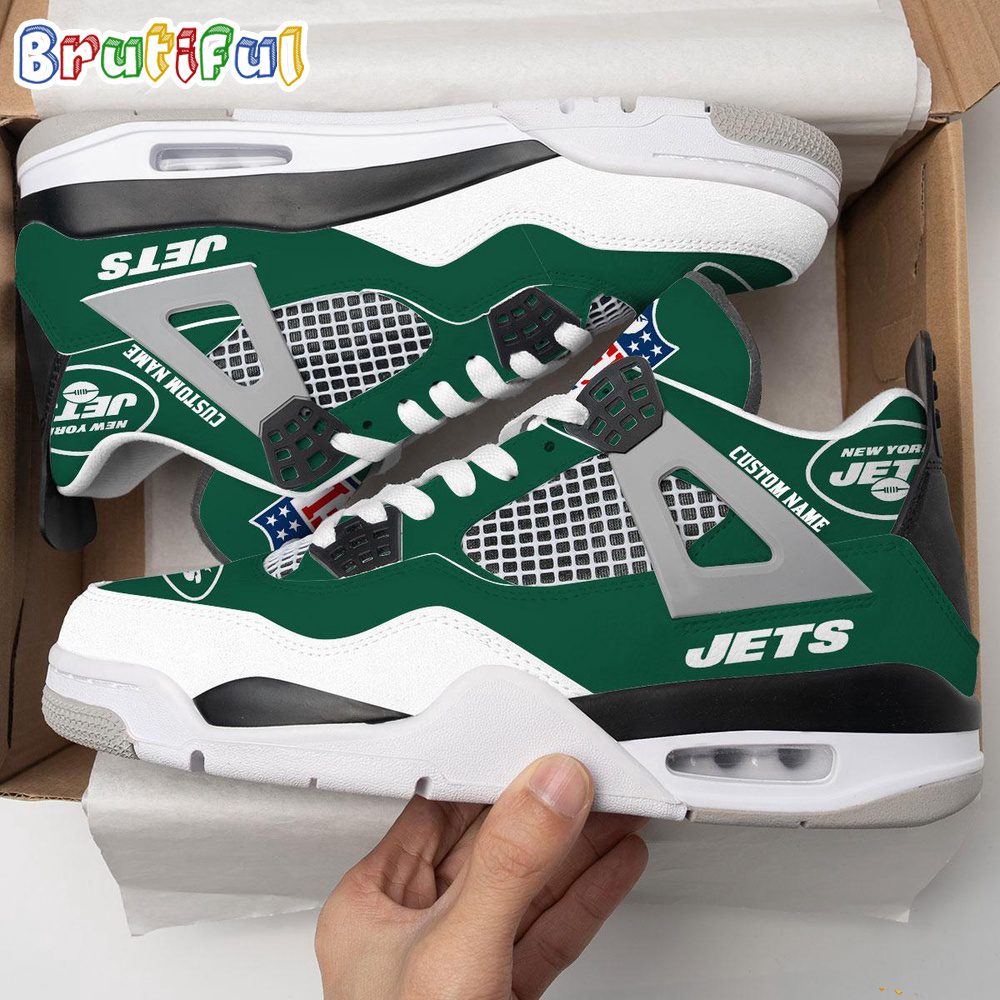 JWFancy New York Jets AJ4 Sneakers Shoes For Men And Women