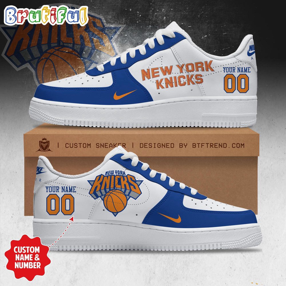 JWFancy New York Knicks Air Low-Top Sneakers Shoes For Men And Women