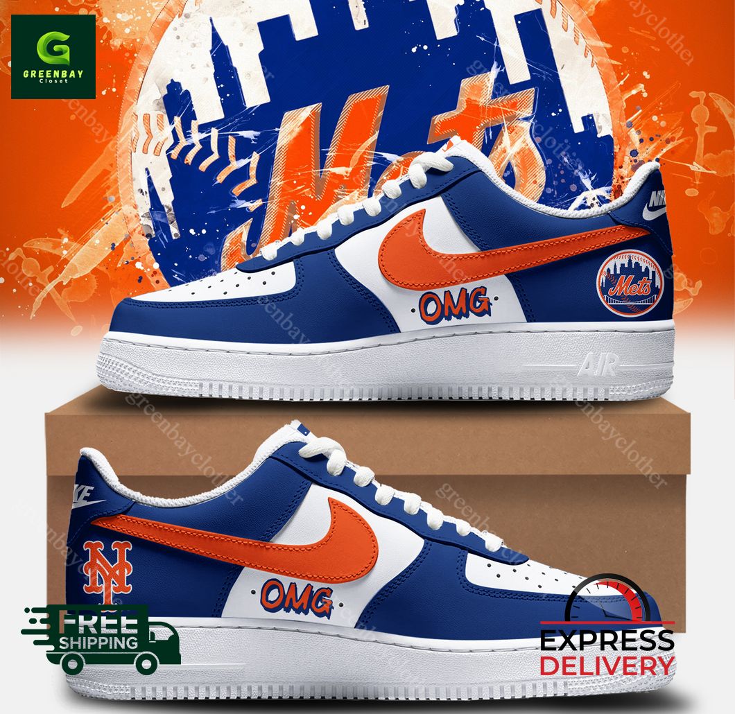 JWFancy New York Mets Air Low-Top Sneakers Shoes For Men And Women