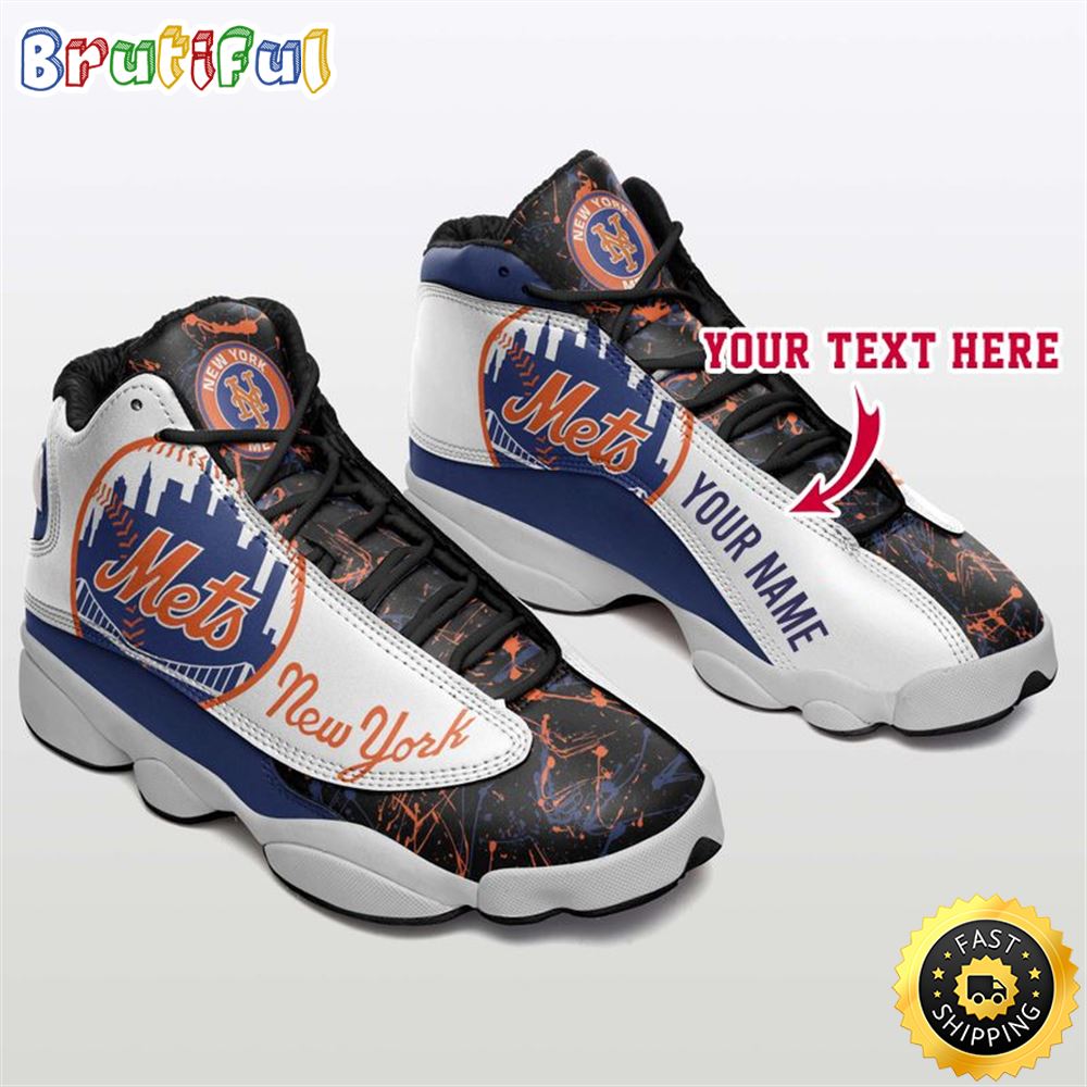 JWFancy New York Mets AJ13 Sneakers Shoes For Men And Women