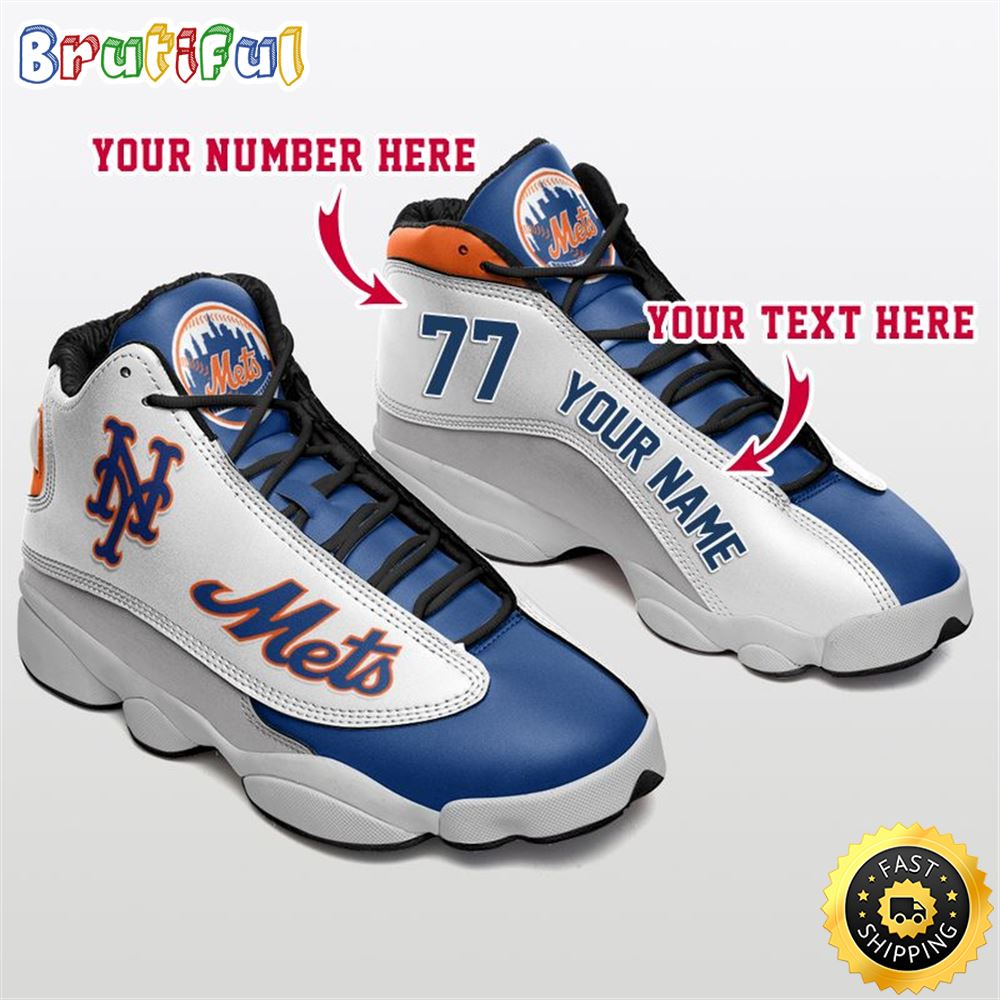 JWFancy New York Mets AJ13 Sneakers Shoes For Men And Women