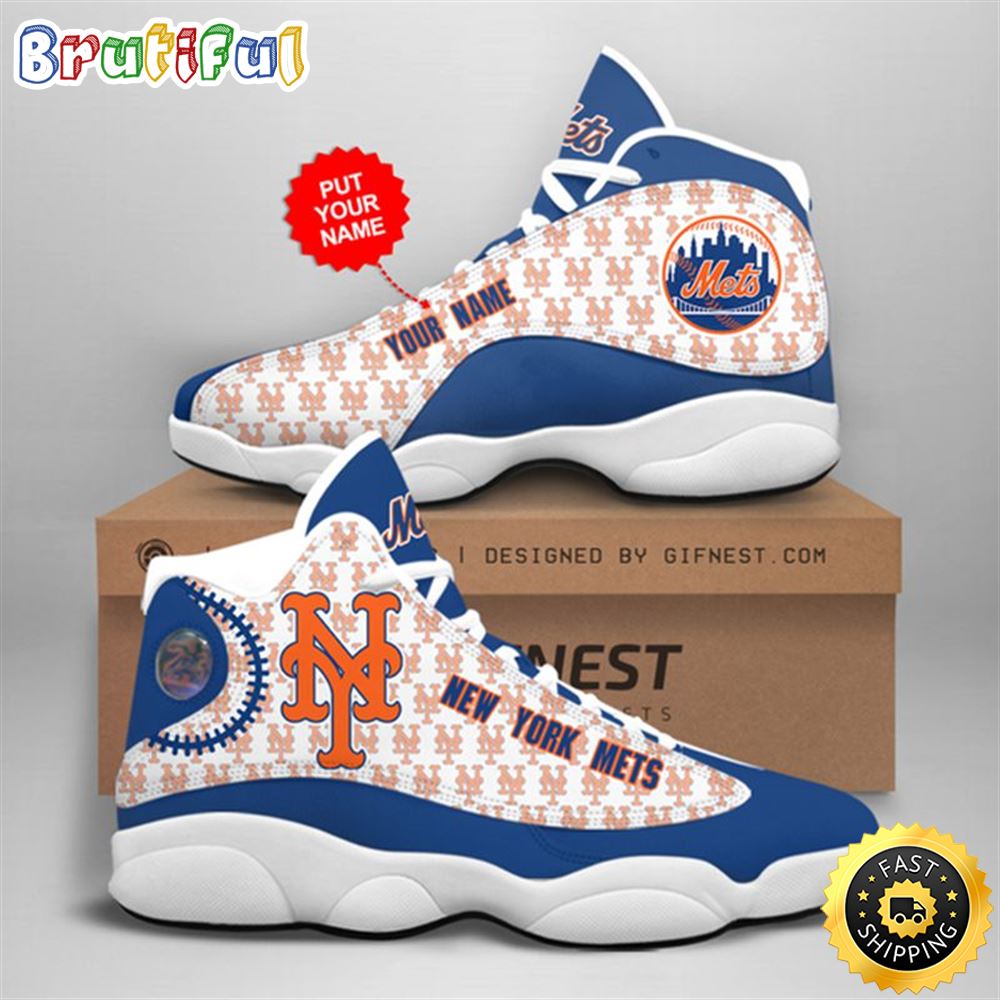 JWFancy New York Mets AJ13 Sneakers Shoes For Men And Women