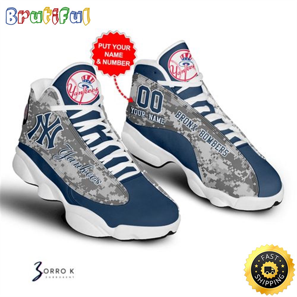 JWFancy New York Yankees AJ13 Sneakers Shoes For Men And Women