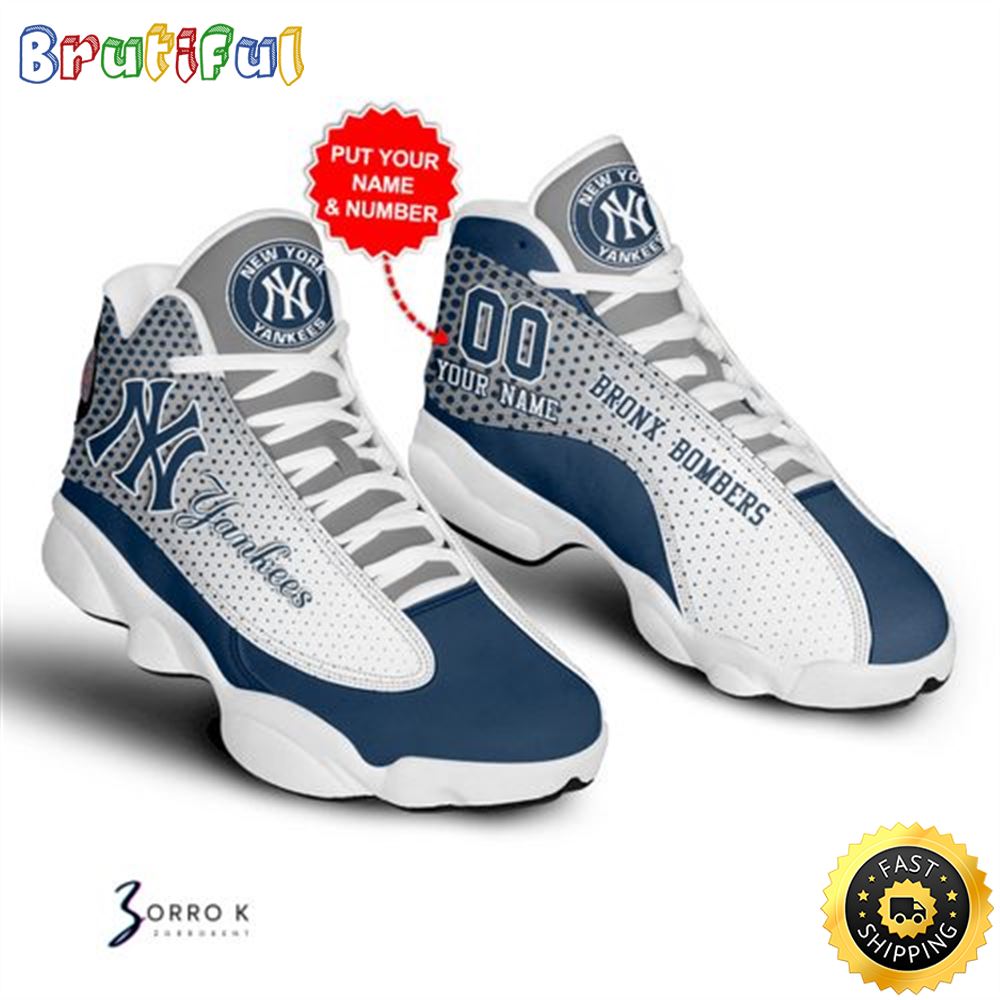 JWFancy New York Yankees AJ13 Sneakers Shoes For Men And Women