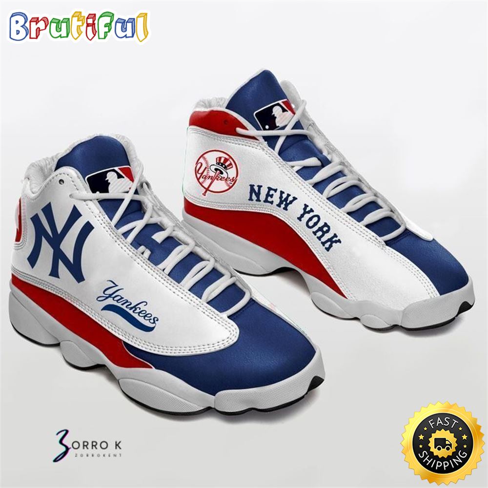 JWFancy New York Yankees AJ13 Sneakers Shoes For Men And Women