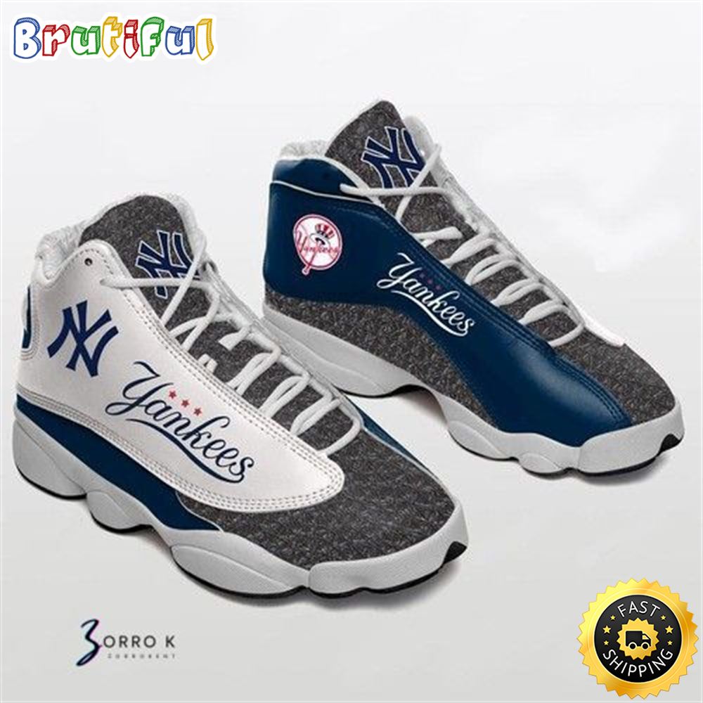 JWFancy New York Yankees  AJ13 Sneakers Shoes For Men And Women