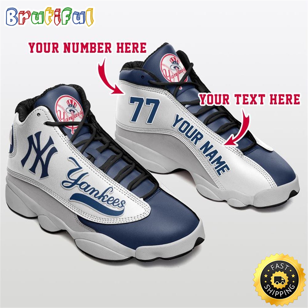 JWFancy New York Yankees AJ13 Sneakers Shoes For Men And Women