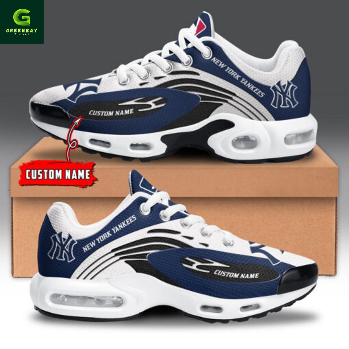 JWFancy New York Yankees TN Shoes Sneakers For Men And Women