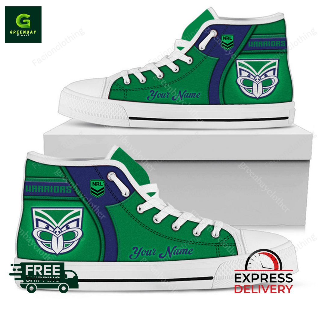 JWFancy New Zealand Warriors High Top Canvas Sneakers Shoes For Men And Women