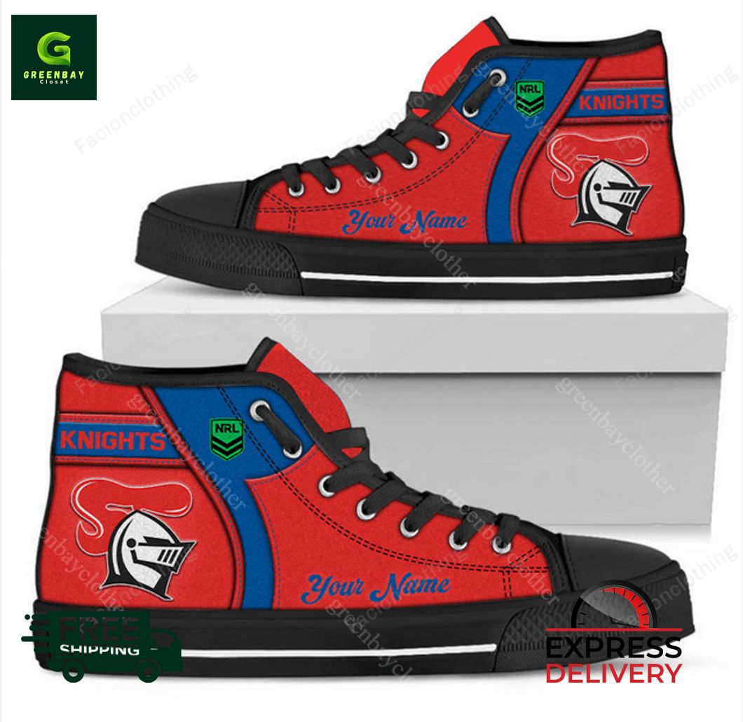 JWFancy Newcastle Knights High Top Canvas Sneakers Shoes For Men And Women