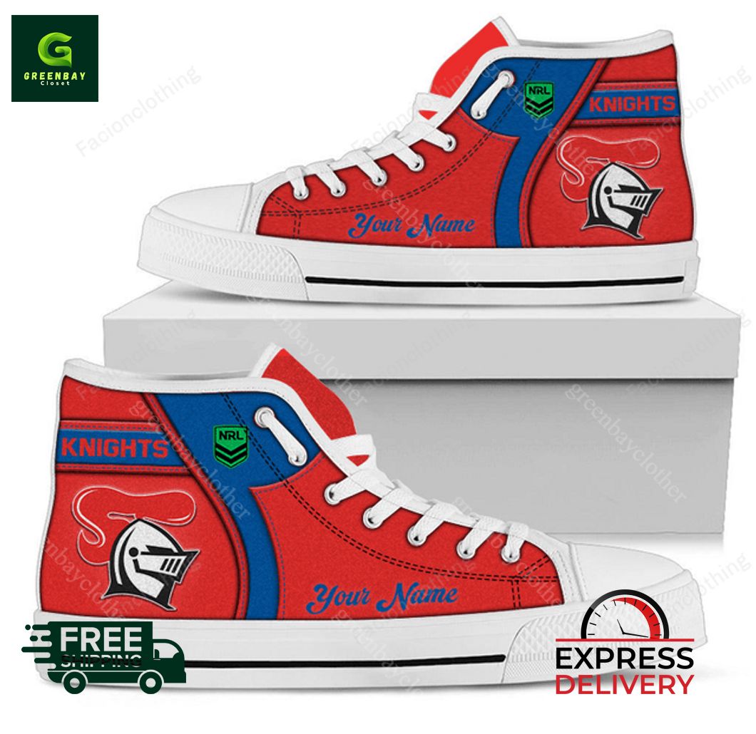 JWFancy Newcastle Knights High Top Canvas Sneakers Shoes For Men And Women