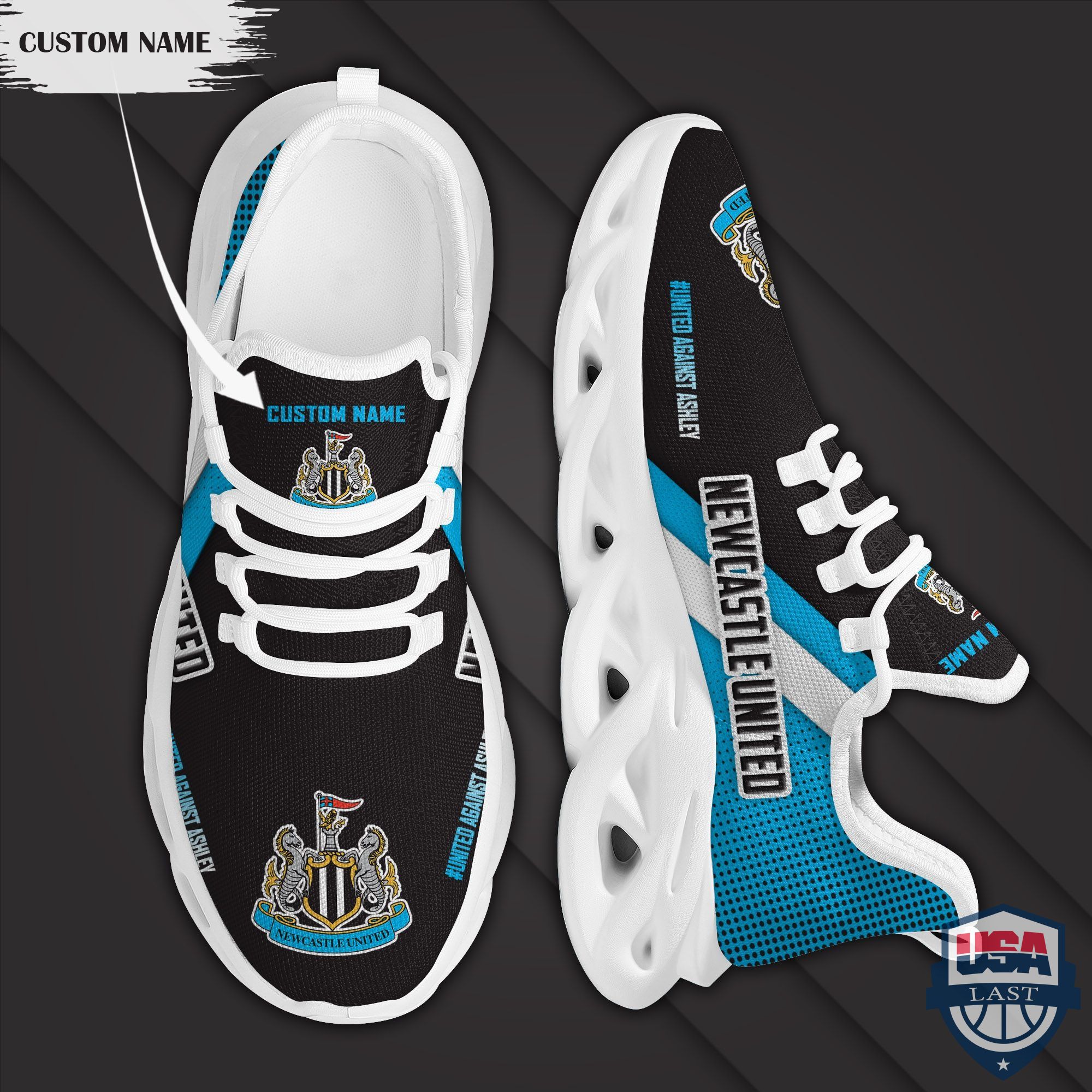 JWFancy Newcastle United Max Soul Shoes Sneakers For Men And Women