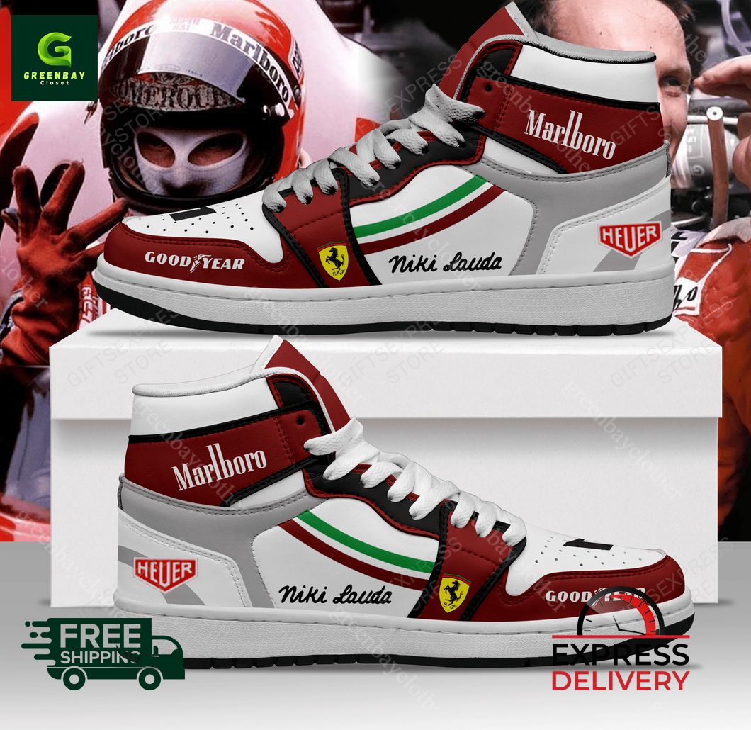 JWFancy Niki Lauda AJ1 High Sneakers Shoes For Men And Women