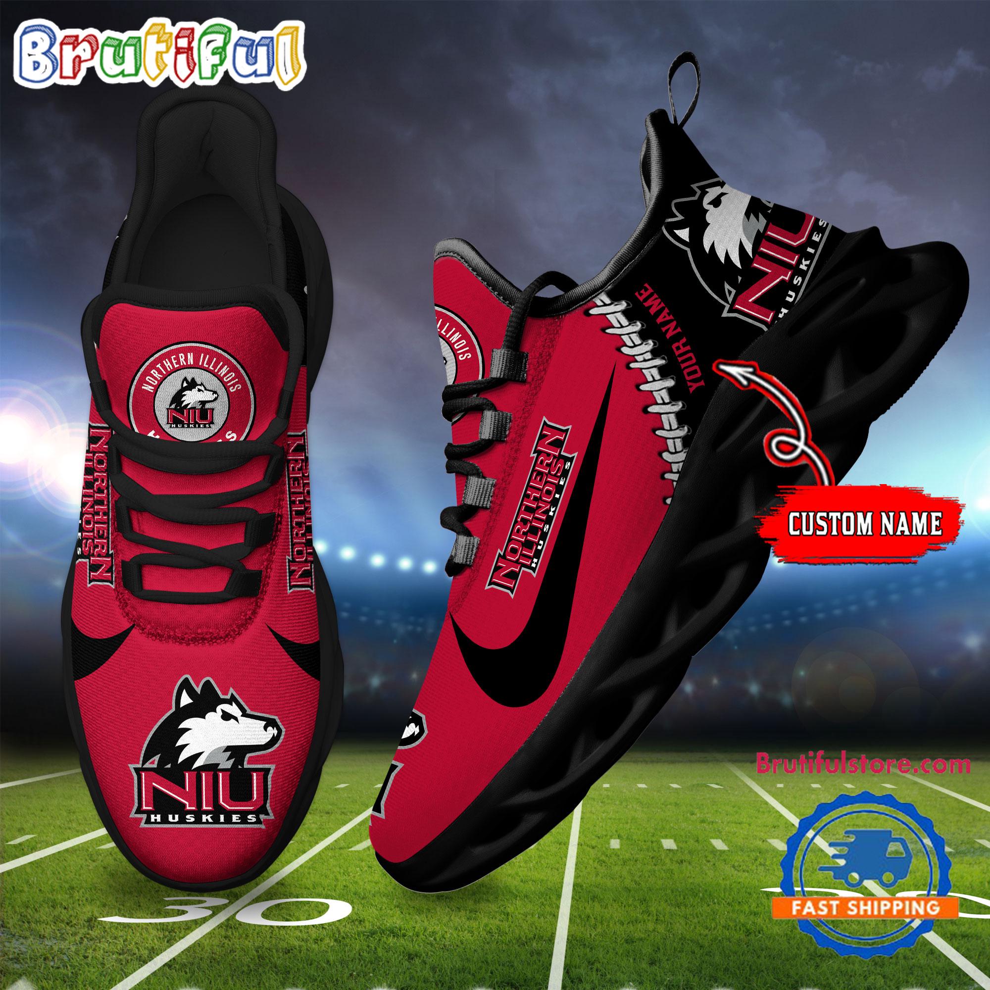 JWFancy Northern Illinois Huskies Max Soul Shoes Sneakers For Men And Women