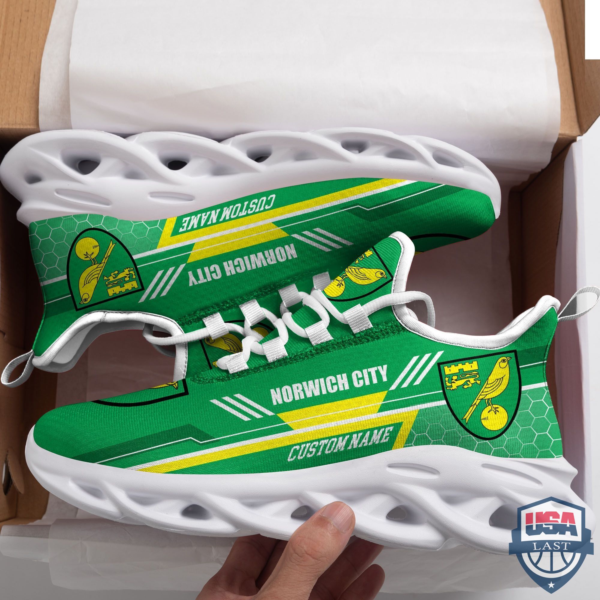 JWFancy Norwich City Max Soul Shoes Sneakers For Men And Women
