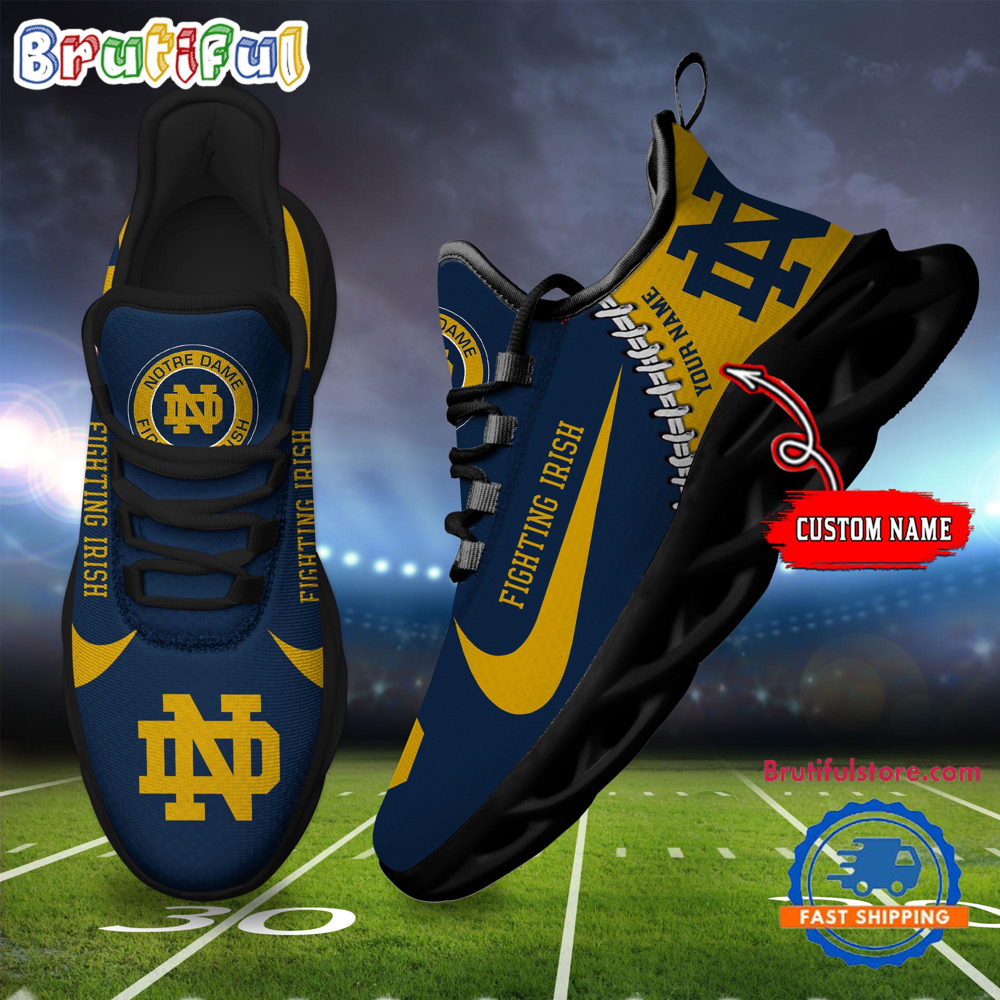 JWFancy Notre Dame Fighting Irish Max Soul Shoes Sneakers For Men And Women