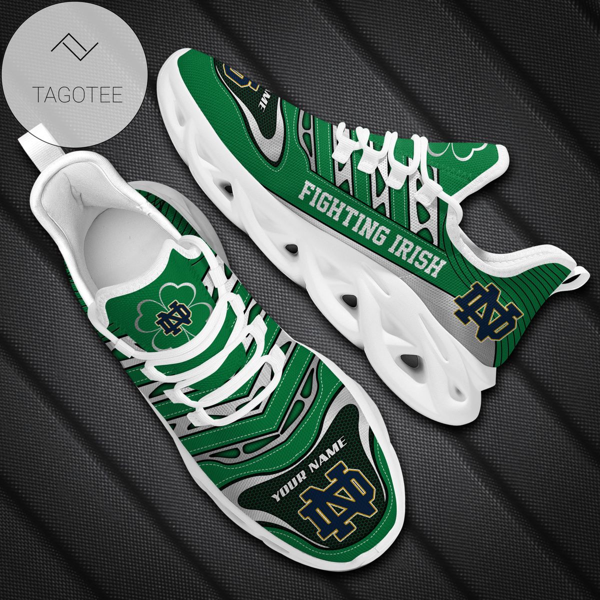 JWFancy Notre Dame Fighting Irish Max Soul Shoes Sneakers For Men And Women