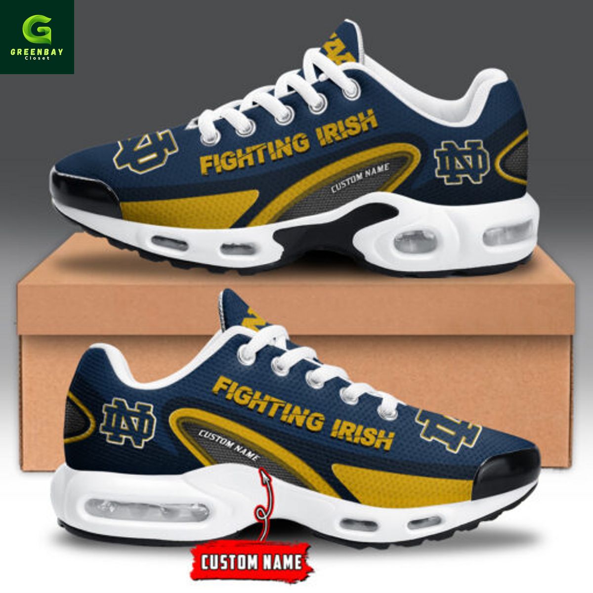 JWFancy Notre Dame Fighting Irish TN Shoes Sneakers For Men And Women