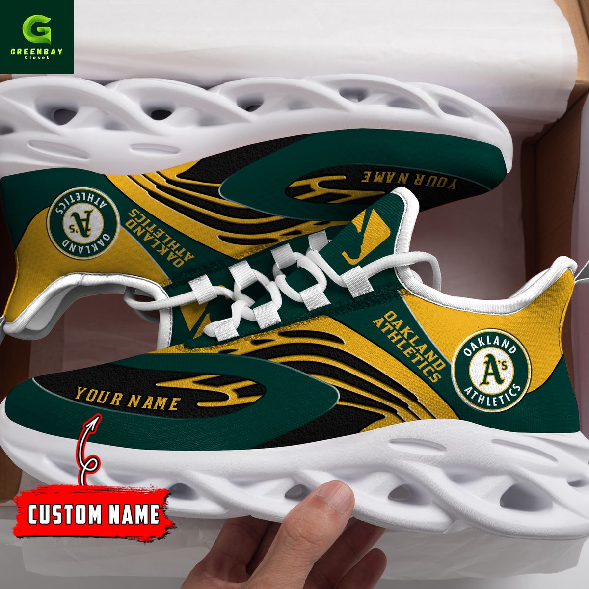 JWFancy Oakland Athletics Max Soul Shoes Sneakers For Men And Women