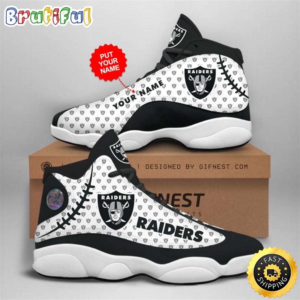 JWFancy Oakland Raiders AJ13 Sneakers Shoes For Men And Women