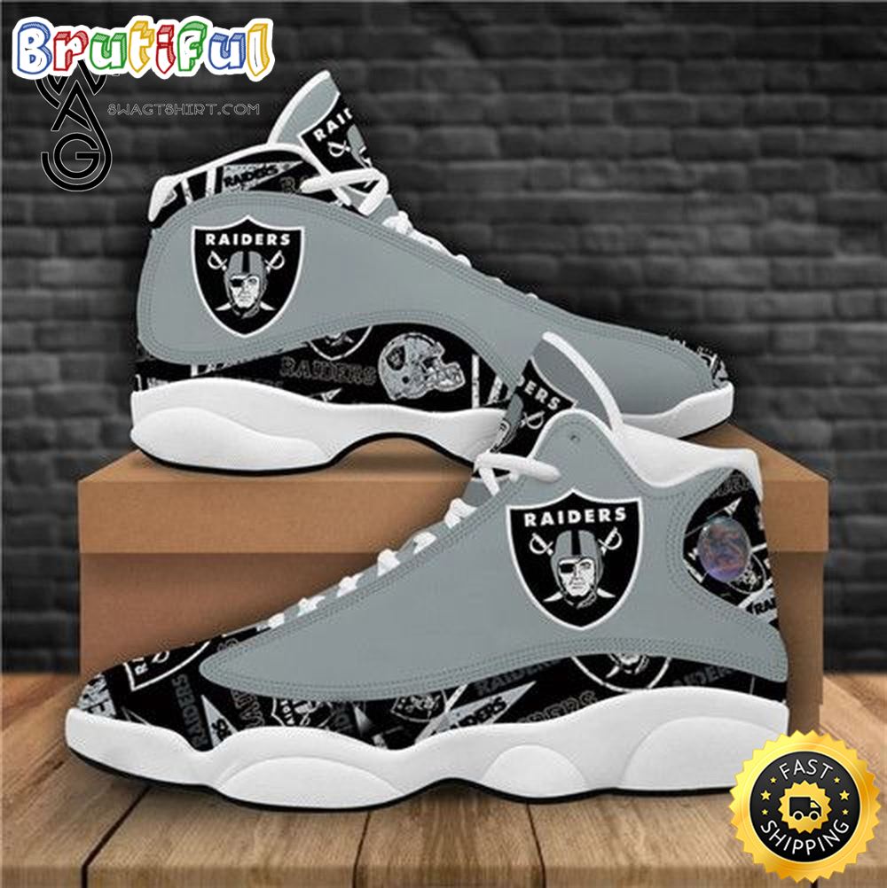 JWFancy Oakland Raiders AJ13 Sneakers Shoes For Men And Women