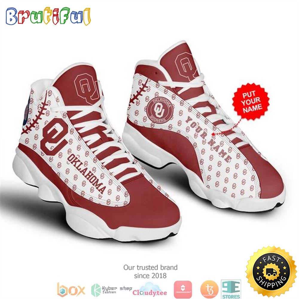 JWFancy Oklahoma Sooners AJ13 Sneakers Shoes For Men And Women