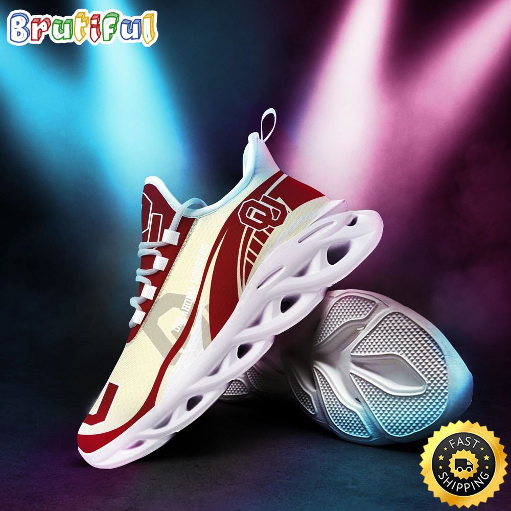 JWFancy Oklahoma Sooners Max Soul Shoes Sneakers For Men And Women