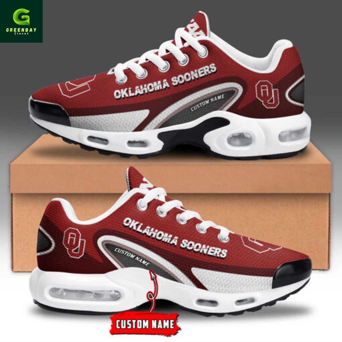 JWFancy Oklahoma Sooners TN Shoes Sneakers For Men And Women