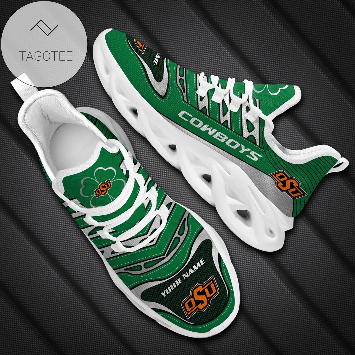 JWFancy Oklahoma State Cowboys Max Soul Shoes Sneakers For Men And Women