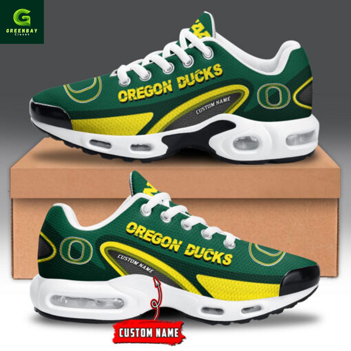 JWFancy Oregon Ducks TN Shoes Sneakers For Men And Women