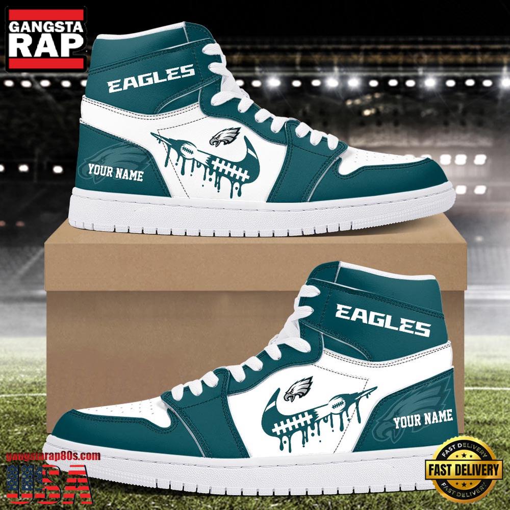 JWFancy Philadelphia Eagles AJ1 High Sneakers Shoes For Men And Women